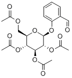 2'-FORMYLPHENYL 2,3,4,6-TETRA-O-ACETYL-BETA-D-GLUCOPYRANOSIDE Structure