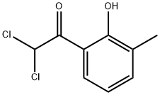 Ethanone, 2,2-dichloro-1-(2-hydroxy-3-methylphenyl)- (9CI) 구조식 이미지