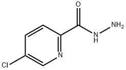 2-пиридинкарбоновая кислота, 5-хлор-, гидразид (9CI) структурированное изображение