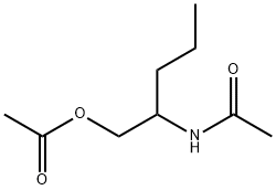 Acetamide,  N-[1-[(acetyloxy)methyl]butyl]- Structure