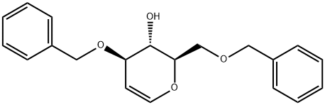 3,6-DI-O-BENZYL-D-GLUCAL, 구조식 이미지