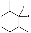 Cyclohexane, 1,1-difluoro-2,6-dimethyl- (9CI) Structure