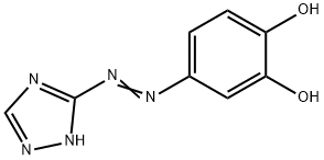 1,2-Benzenediol, 4-(1H-1,2,4-triazol-3-ylazo)- (9CI) Structure