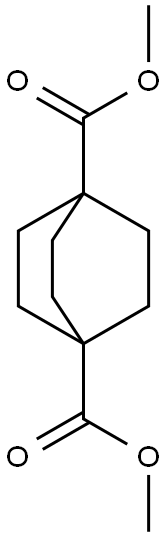 dimethyl bicyclo[2.2.2]octane-1,4-dicarboxylate 구조식 이미지