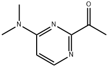 Ethanone, 1-[4-(dimethylamino)-2-pyrimidinyl]- (9CI) Structure