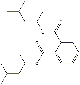 BIS(4-METHYL-2-PENTYL)PHTHALATE Structure