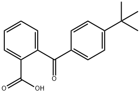 2-[4-(1,1-dimethylethyl)benzoyl]benzoic acid Structure
