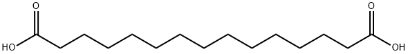 Pentadecanedioic acid Structure