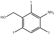3-Амино-2,4,6-трийодбензиловый спирт структурированное изображение