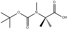 BOC-N,2-DIMETHYLALANINE Structure