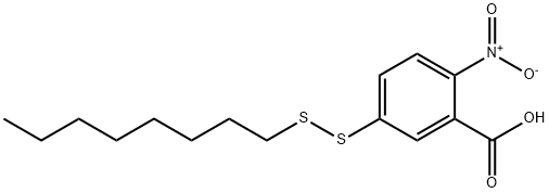 n-octyl-5-dithio-2-nitrobenzoic acid Structure