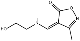 5(4H)-Isoxazolone,4-[[(2-hydroxyethyl)amino]methylene]-3-methyl-,(Z)-(9CI) Structure