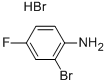 2-브로모-4-플루오로아닐린하이드로브로마이드 구조식 이미지