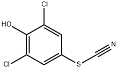 3,5-dichloro-4-hydroxyphenyl thiocyanate Structure