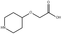 (PIPERIDIN-4-YLOXY)-ACETIC ACID 구조식 이미지