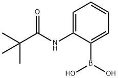 2-(TERT-BUTYLCARBONYLAMINO)PHENYLBORONIC ACID Structure