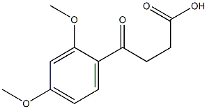 4-(2,4-dimethoxyphenyl)-4-oxo-butanoic acid 구조식 이미지