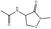 N-(2-Methyl-3-oxoisoxazolidin-4-yl)acetamide Structure