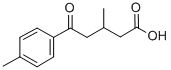 5-(4-METHYLPHENYL)-3-METHYL-5-OXOVALERIC ACID Structure