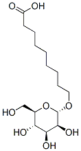 Nonanoic acid, 9-(.alpha.-D-mannopyranosyloxy)- Structure