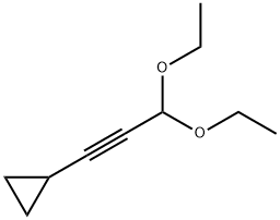 3-Cyclopropylpropargyl diethyl acetal 구조식 이미지