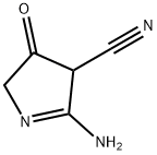 2H-Pyrrole-4-carbonitrile,5-amino-3,4-dihydro-3-oxo-(9CI) Structure