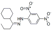 1-Cyclohexyl-1-butanone (2,4-dinitrophenyl)hydrazone Structure