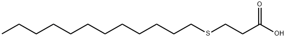 3-(dodecylthio)propionic acid  Structure