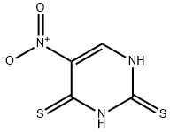 2,4-디티오-5-니트로피리미딘 구조식 이미지