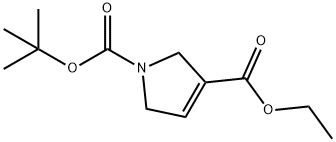 1-TERT-BUTYL 3-ETHYL 1H-PYRROLE-1,3(2H,5H)-DICARBOXYLATE Structure