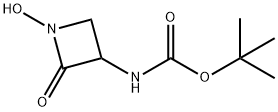카르밤산,(1-히드록시-2-옥소-3-아제티디닐)-,1,1-디메틸에틸에스테르(9CI) 구조식 이미지