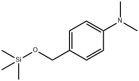 Trimethyl(p-dimethylaminobenzyloxy)silane Structure