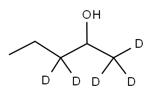 2-PENTYL-1,1,1,3,3-D5 ALCOHOL Structure