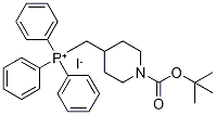 ((1-(tert-부톡시카르보닐)피페리딘-4-일)-메틸)트리페닐포스포늄요오다이드 구조식 이미지