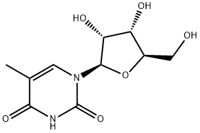 5-Methyluridine 구조식 이미지