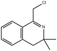 1-CHLOROMETHYL-3,3-DIMETHYL-3,4-DIHYDRO-ISOQUINOLINE 구조식 이미지