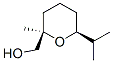 2H-Pyran-2-methanol,tetrahydro-2-methyl-6-(1-methylethyl)-,cis-(9CI) Structure