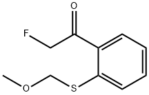 Ethanone, 2-fluoro-1-[2-[(methoxymethyl)thio]phenyl]- (9CI) Structure