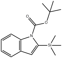 1-BOC-2-TRIMETHYLSILANYL-INDOLE Structure