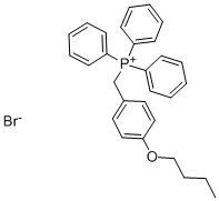 (4-N-BUTOXYBENZYL)트리페닐포스포늄브로마이드 구조식 이미지