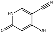 3-Pyridinecarbonitrile,1,6-dihydro-4-hydroxy-6-oxo-(9CI) 구조식 이미지