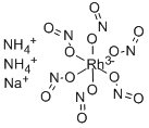 DIAMMONIUM SODIUM HEXANITRORHODATE(III)& 구조식 이미지