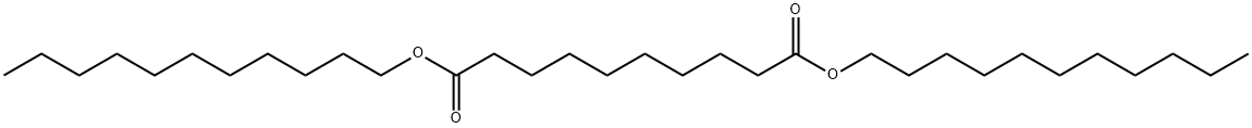 Decanedioic acid diundecyl ester Structure