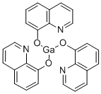 Gallium 8-hydroxyquinolinate Structure