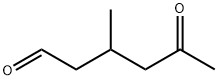 Hexanal, 3-methyl-5-oxo- (9CI) Structure