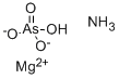 MAGNESIUM AMMONIUM ARSENATE Structure