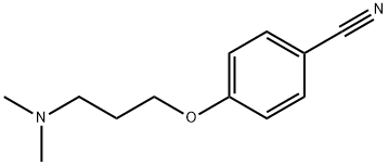 4-[3-(Dimethylamino)propoxy]benzonitrile Structure