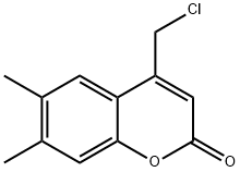 4-CHLOROMETHYL-6,7-DIMETHYL-CHROMEN-2-ONE Structure