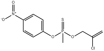 Methylthiophosphonic acid O-(2-chloro-2-propenyl)O-(4-nitrophenyl) ester Structure