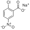 2-CHLORO-5-NITROBENZOIC ACID SODIUM SALT 구조식 이미지